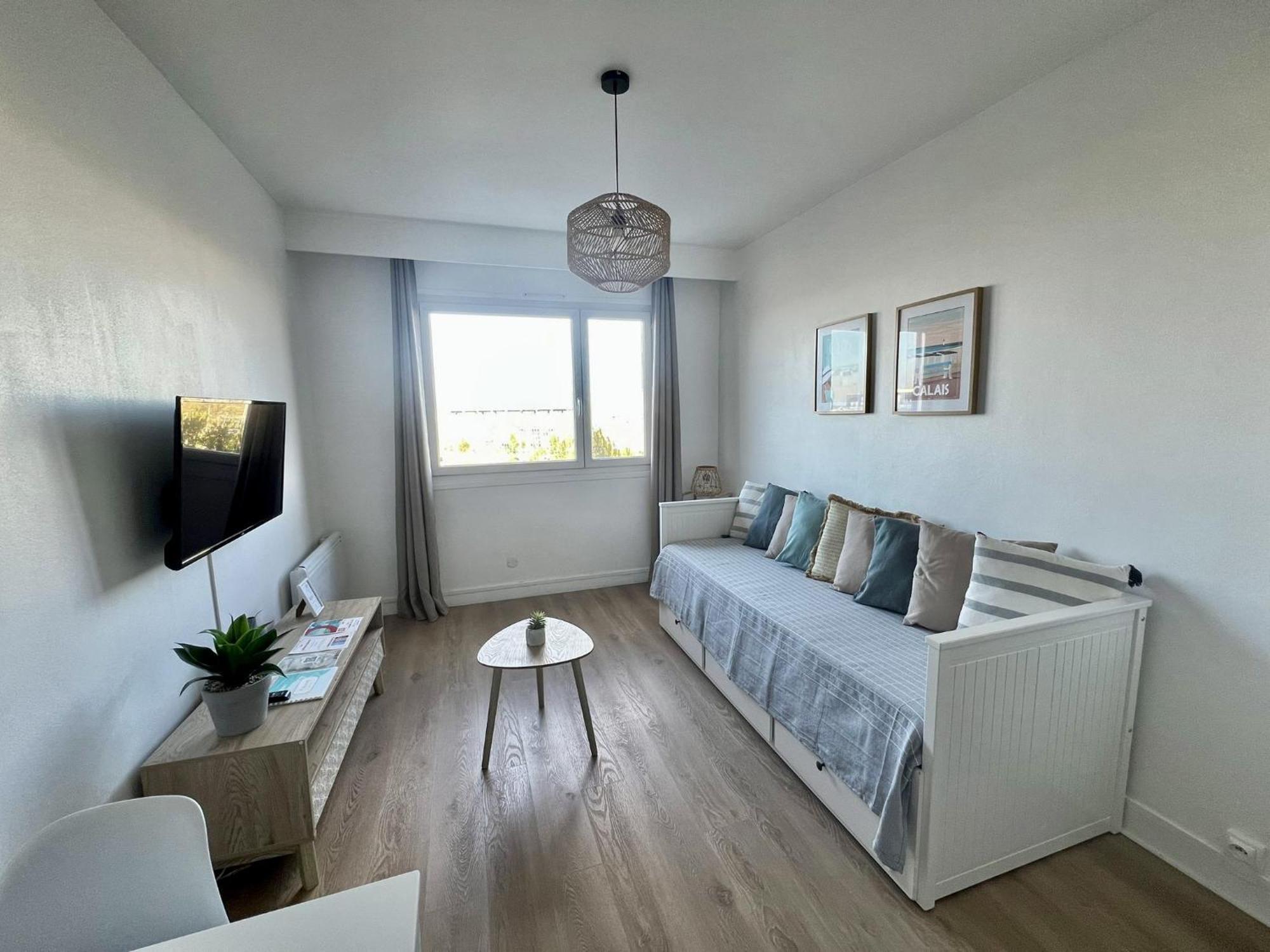 L'Escapade, Studio Avec Vue Mer Calais Exterior foto