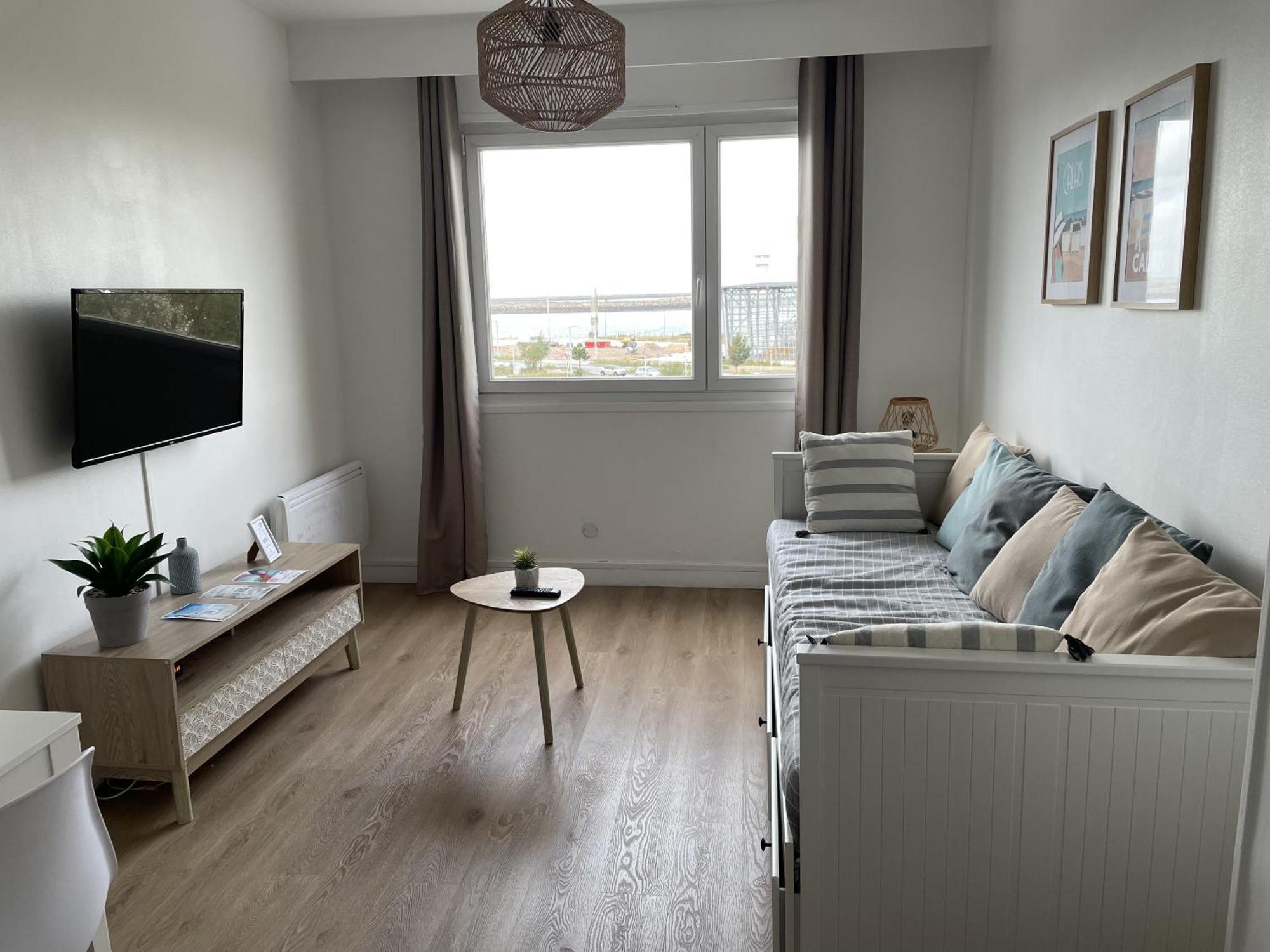 L'Escapade, Studio Avec Vue Mer Calais Exterior foto